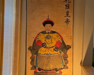 Qianlong Emperor Hand Painted Scroll