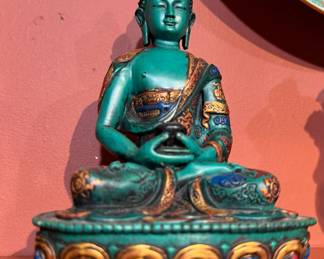 Colorful Gautam Buddha Figurine