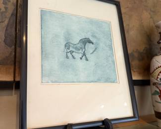 Limited Edition Horse Print by L.R. Wallace