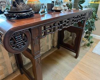 Circa 19th Century Chinese Rosewood Alter Table