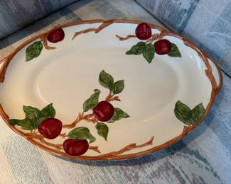 Franciscan Earthenware Apple Pattern Oval Platter