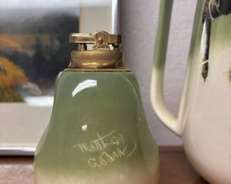 Matthew Adams Pottery Lighter, Matthew Adams Pottery Creamer Pitcher – Made in Alaska