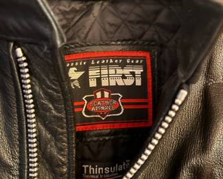 First Classic Leather Gear Women's Motorcycle Jacket