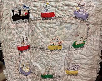 Hand-Stitched Baby Blanket