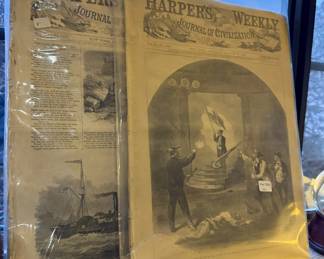 1850s - 1870s Harper's Weekly Newspaper