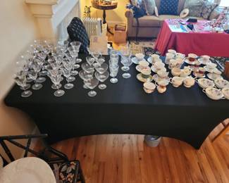 Barware and teacup collection