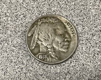 1938 d/s nickel 