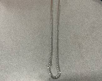 Heavy sterling necklace