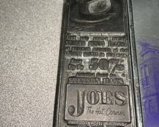 Newspaper printing blocks