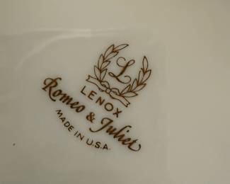 Lenox "Romeo & Juliet" Heart Shaped Porcelain Trinket Box