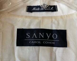 Sanyo White Belted Trench Coat