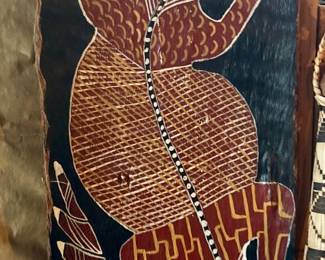 Queensland Aboriginal Australian Bark Painting