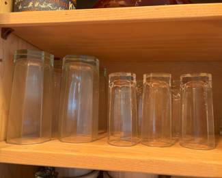 Faceted Glass Tumblers