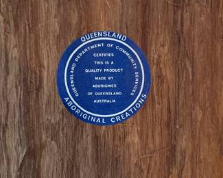 Queensland Aboriginal Australian Bark Painting
