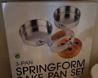 Set of 3 Springform Bake Pans