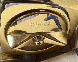 Kohler Polished Brass Overflow Hood Assembly