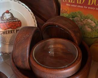 Teak Salad Bowl Set