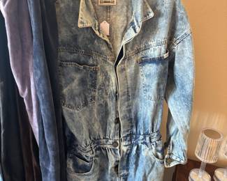 Authentic Power Stonewashed Denim Jumpsuit
