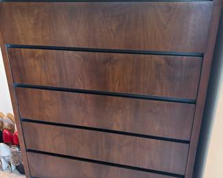 Mid Century Modern Brutalist Lane Furniture Bedroom Dresser Set
