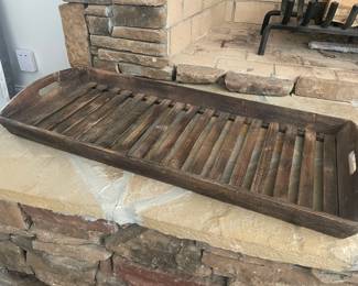 Long wood tray 