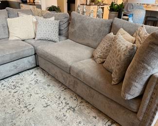 Large sectional sofa by Ashley Furniture. L-shape is in 4 sections, measuring approx. 10' x 12' 10" 