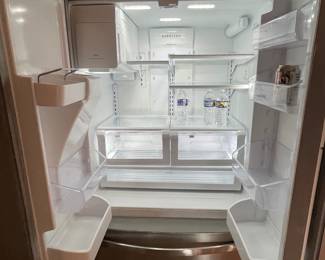 Frigidare Eventemp French Door refrigerator. This will be disconnected and located in the garage. 