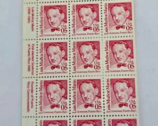 Luis Munoz Marin Governor of Puerto Rico Stamps - 