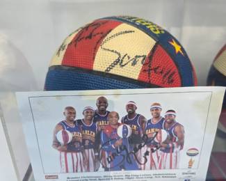 Harlem Globe Trotters Signed Basketball 
