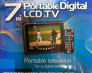 Digital Prism 7” Portable Digital LCD TV
(New in Box)
