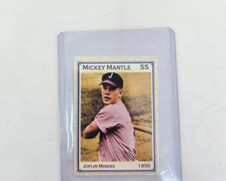 Mickey Mantle 1950 Trading Card