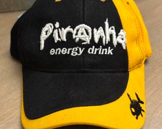 Piranha Energy Drink
Baseball Cap in Yellow & Black