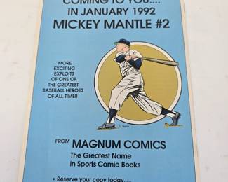 Mickey Mantle Sports Comic Book