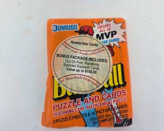 Baseball Puzzles & Cards
Featuring Carl Yastrzemski