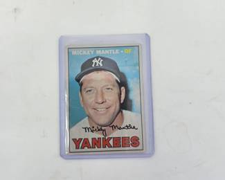 Mickey Mantle Yankees Trading Card