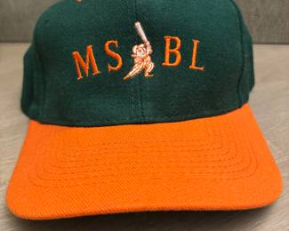 MSBL Green & Orange Baseball Cap
