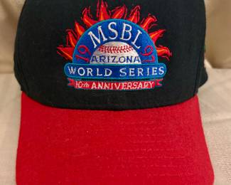 Vintage 1997 MSBL 
Arizona World Series 
10th Anniversary 
SnapBack Baseball Cap