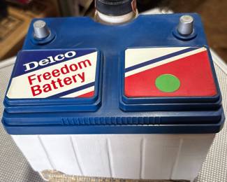 Vintage 1978 Jim Beam AC Delco Freedom Battery Decanter