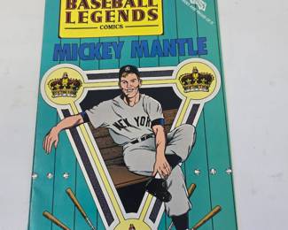 Baseball Legends Comics Mickey Mantle