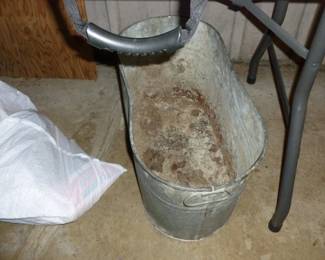 galvanized bucket