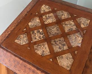 $75; Modern liquor/accent chest; approx. 28" x 18" sq.