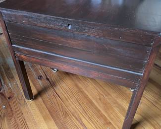 $225; Antique American Server; approx. 30.5” x 34” x 20”; wear from age and use