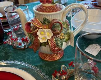 Fitz and Floyd Tea Pot