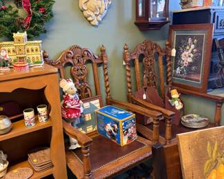 Barley Twist Gentlemens Chairs