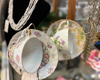Beautiful Tea Cup Sets...Lefton and Angsley