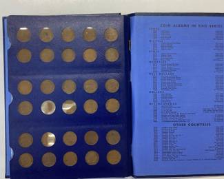 RARE 1909-S VDB, 1909 VDB IN 1909-1940 LINCOLN CENT BOOK. This Book Is Only Missing 1922-d (missing Mint Mark Error) Coin