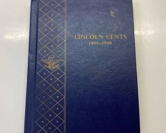 RARE 1909-S VDB, 1909 VDB IN 1909-1940 LINCOLN CENT BOOK. This Book Is Only Missing 1922-d (missing Mint Mark Error) Coin