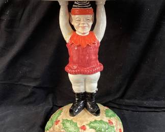 CHRISTMAS CAKE STAND, 11in H NO SHIPPING PICKUP ONLY