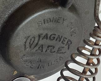  CAST IRON WAGNER WARE TEA KETTLE, MADE IN USA