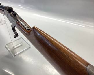  J. STEVENS IDEAL RIFLE No. 44 1/2 cal.32-40 A PIECE OF FIREARM HISTORY. THIS FALLING BLOCK J. STEVENS ARMS & TOOL CO. IDEAL RIFLE No. 44 1/2 IN A 32-40 CALIBER FEATURES A HEAVY OCTAGON AND ROUND BARREL DESIGN, DIAMETER MEASURING 22.2mm AT SIGHT END AND 24.6mm AT RECEIVER. THE BARREL IS 28 INCHES IN TOTAL LENGTH. CLEAN BORE FOR A RIFLE PRODUCED BETWEEN 1904-1916.