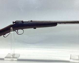 WINCHESTER MODEL 1902 BOLT ACTION 22cal RENOWNED AS THE "BOYS" RIFLE. THIS RIFLE IS CHAMBERED IN 22 SHORT & LONG. WITH A BARREL JUST UNDER 18 INCHES AND TOTAL LENGTH JUST OVER 33 INCHES.